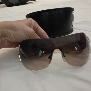 Bulgari Women's Sunglasses - Cream and Brown